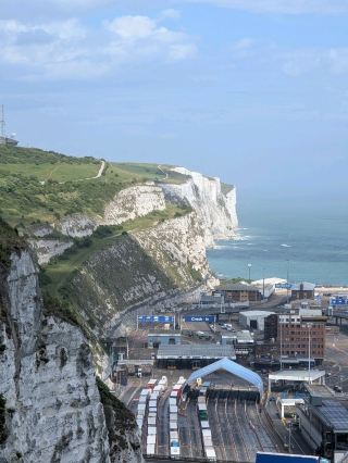 Breathtaking White Cliffs of Dover! A Symbol of Hope for Soldiers Returning Home.