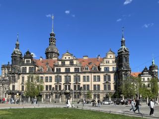 The Dresden Royal Palace (Museum im Residenzschloss) is Located in Dresden, the Capital of Saxony, Germany.