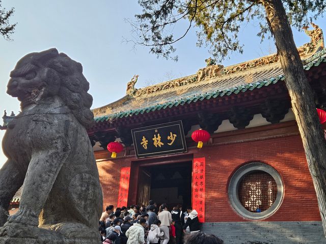 大年初三的少林寺