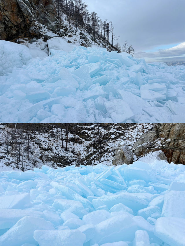 俄羅斯在貝加爾湖喝純天然冰酒一早上，伊爾庫茲克飄起了鵝毛大雪