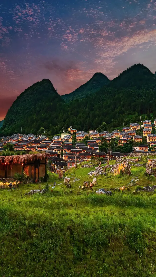이것은 구이저우 산속에 숨겨진 신비한 고대 마을이다