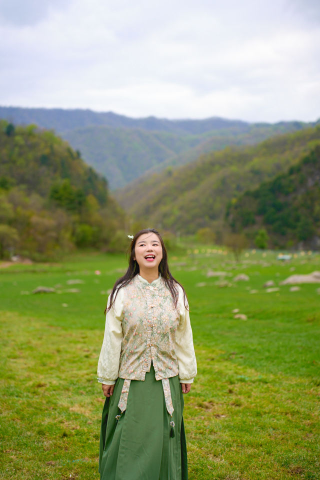 在秦嶺深處有一處牧場，被人們稱為“小伊犁”，自駕前往可露營