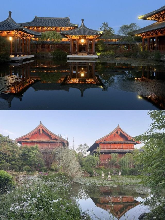 全柚木全木榫卯結構!崇明宋代美學酒店
