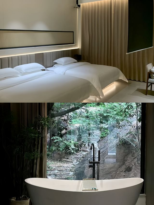 藏在雲溪山林裡的酒店。