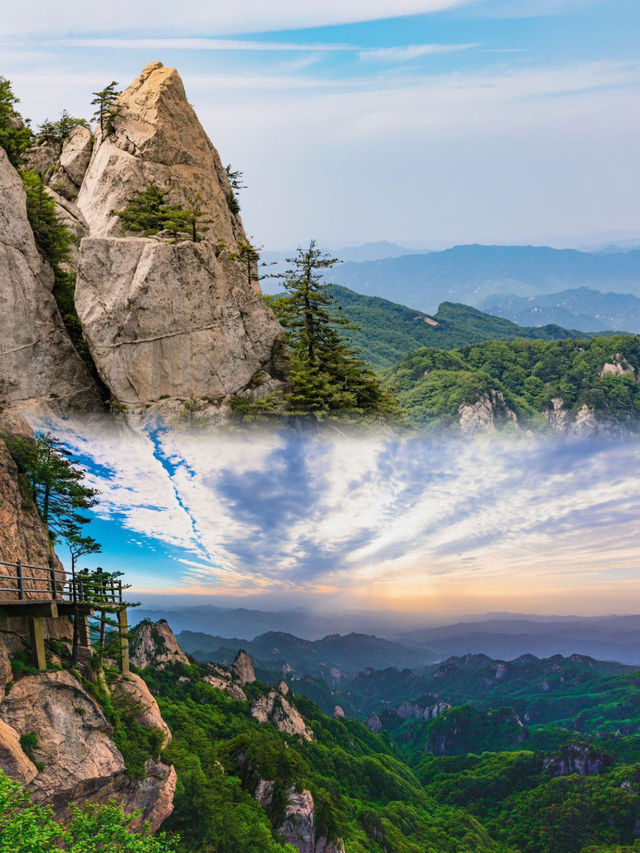 山水畫卷中行走，平頂山自然風光之旅。