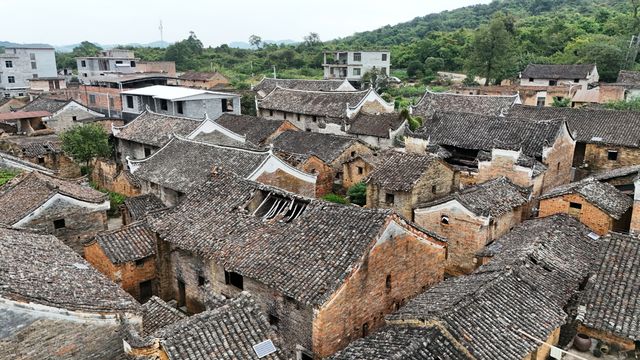 廣西富川留家灣古村。