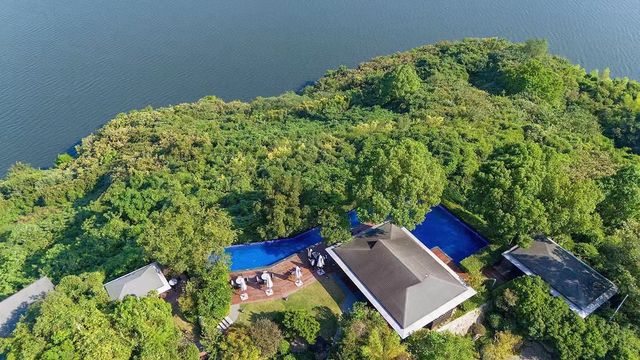 賞四千畝湖光山色，到天目湖涵田度假村！