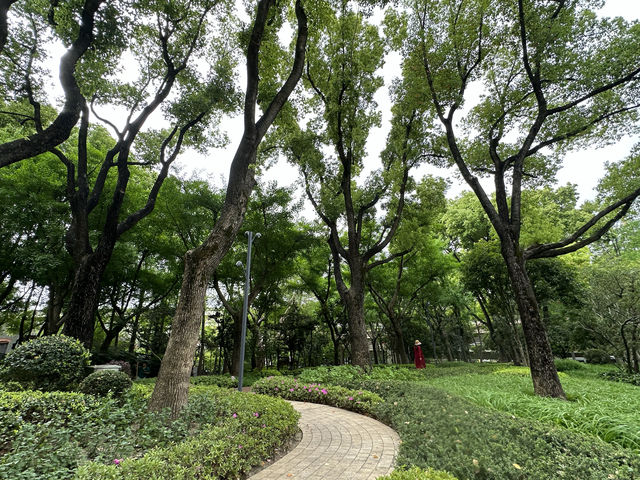 輔德里公園—疊石瀑布、杜鵑花海