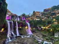 Majestic Furong Grand Waterfall in Hunan