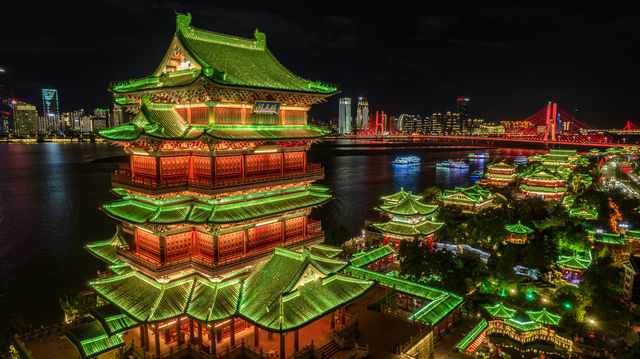 驚艷！滕王閣夜景驚艷了全南昌，穿越千年就在一瞬間～