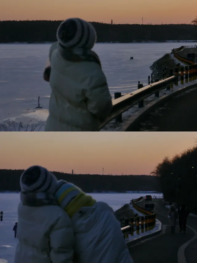 在淨月潭遇到我們的Blue Hour