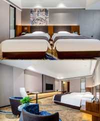 紅白對比床房太出片了