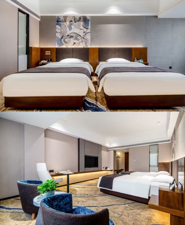 紅白對比床房太出片了 紅白對比床房太出片了