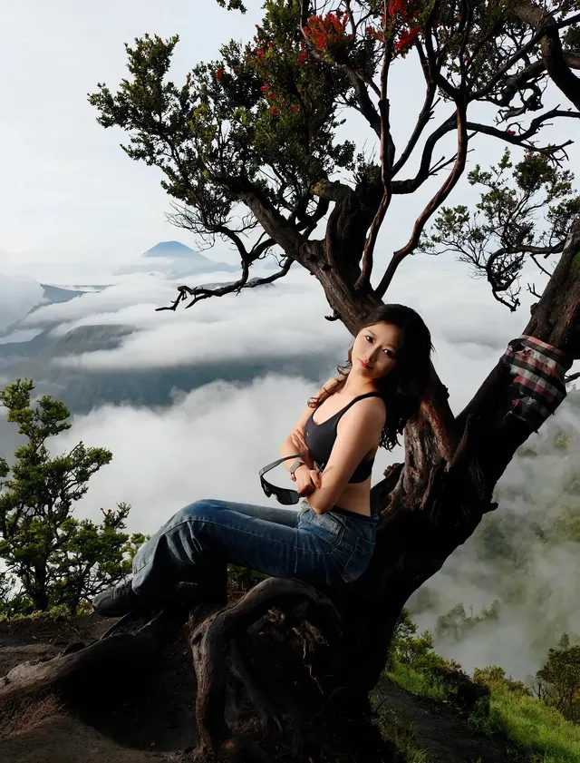 𝑩𝒓𝒐𝒎𝒐火山拍李現同款