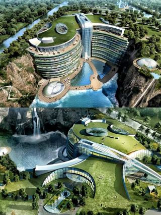 上海佘山世茂洲際ホテル 地平線の下に広がる贅沢な世界