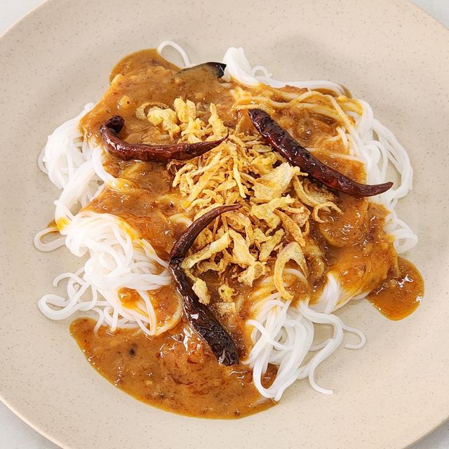 🔥ร้านขนมจีนลับๆในร้านจักรยานเก่า 