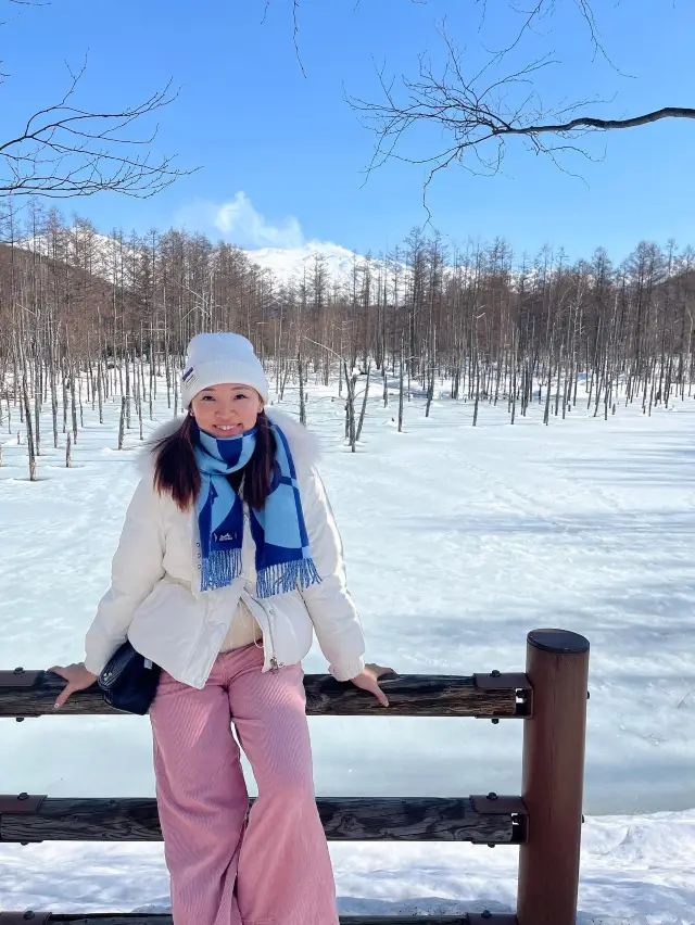 ᪥美瑛町天鏡青池雪景᪥