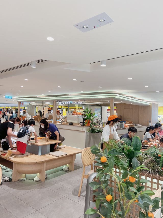 🧇 窩夫 • 柑橘主題 • 韓食店 🍊