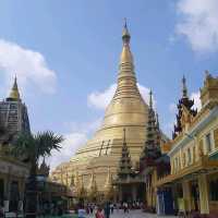  Golden Buddhist Temple in the heart of Myanmar