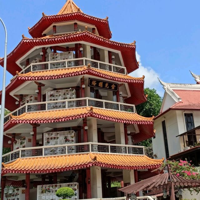 Peaceful temple at West 