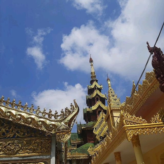  Golden Buddhist Temple in the heart of Myanmar