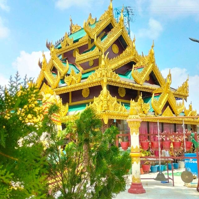 Temple in the middle of river