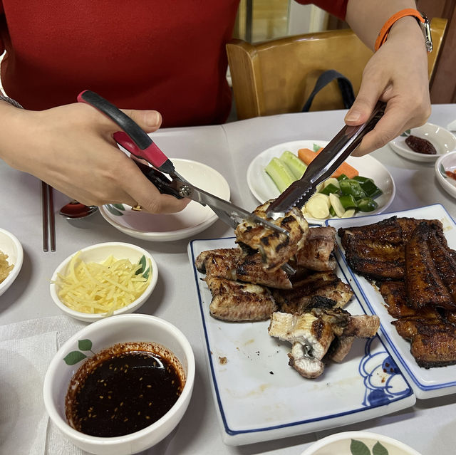 한옥에서 먹는 튼실한 장어구이