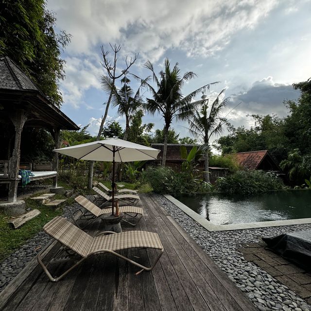 A very serene and quiet resort in Canggu