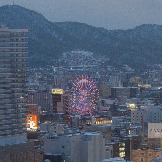 삿포로에서 제일 높은곳인 삿포로타워