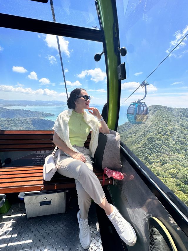 Crossing the sky at Langkawi