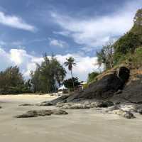 Tengah beach, a very calm beach in Langkawi 