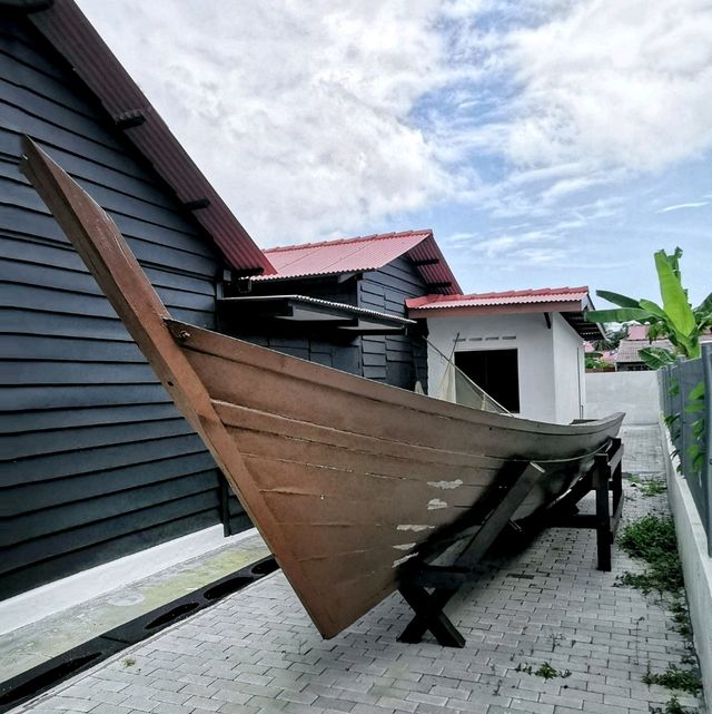 An unique little black house in Melaka