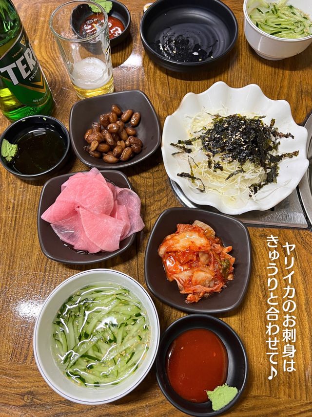【韓国旅行】 人気の観光地"明洞"でイカ料理が食べれる評価の高い老舗店🦑