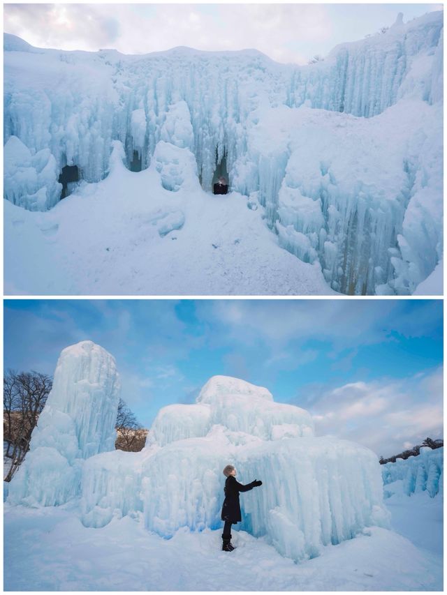 まるでアナ雪の世界❄️ 千歳・支笏湖氷濤まつり