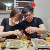 花蓮體驗課程，獨特手作DIY〔金工情侶戒〕