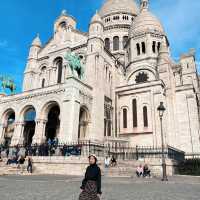 Sacré Coeur, the second most visited place in Paris🫧✨