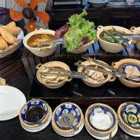 ベトナム・ホイアン＊レガシーホイアンリゾートの朝食
