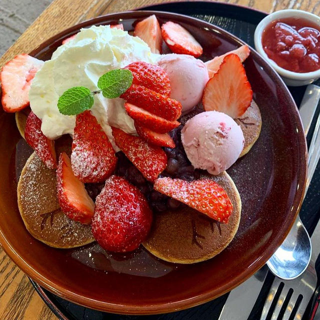 【茨城県/鹿島市】鹿島神宮近くの老舗和菓子店の併設カフェで和スイーツ🍓🍵