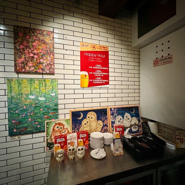 🦉 貓頭鷹主題餐廳! 有驚喜