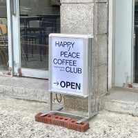 本当は教えたくない隠れ家カフェ"happy peace coffee Club"☕️