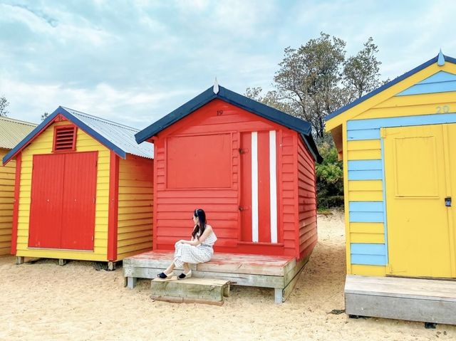 【メルボルン🇦🇺】カラフルな小屋が並ぶ人気ビーチ