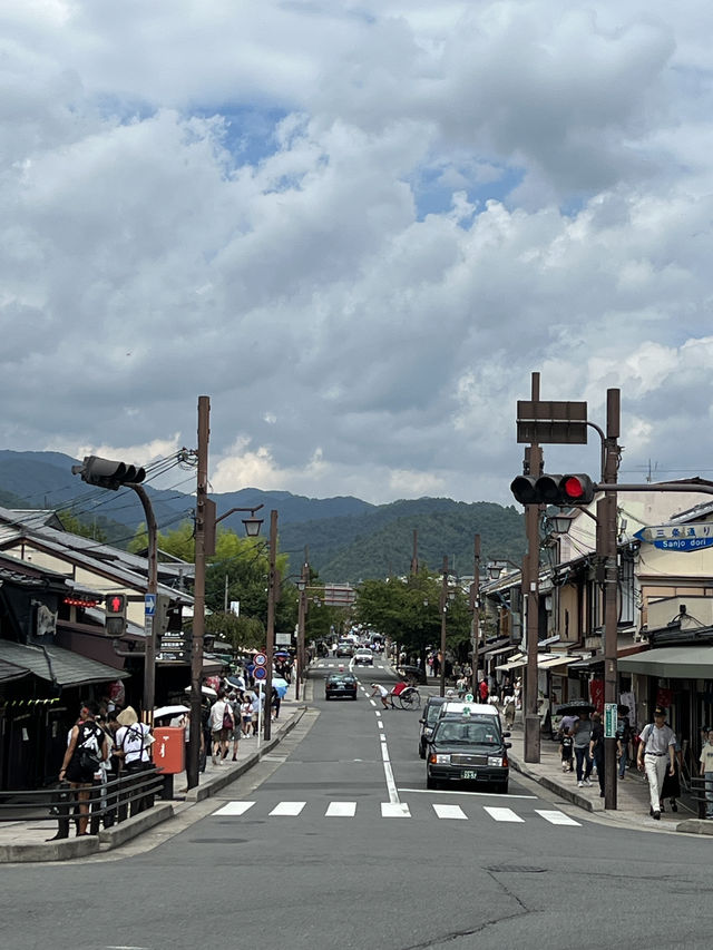 京都古鄉風情🤓嵐山感受舊有日本風情😎著名渡月橋🙊