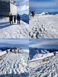 🇨🇭 Walking on the Schilthorn Ridge📍007 Walk of Fame, Schilthorn