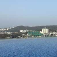 호텔 수성의 사계절 온천 인피니티풀에서 대구 시티 뷰 즐기기🫶🏻 🏊🌃