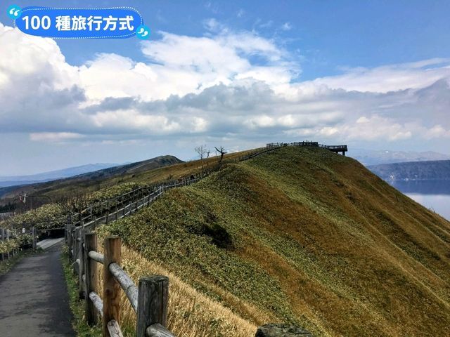 北海道摩周湖-透明度極高、宛如藍鏡的火山口湖