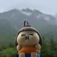 大雨霧霾中的鹿兒島櫻島火山🌋😅