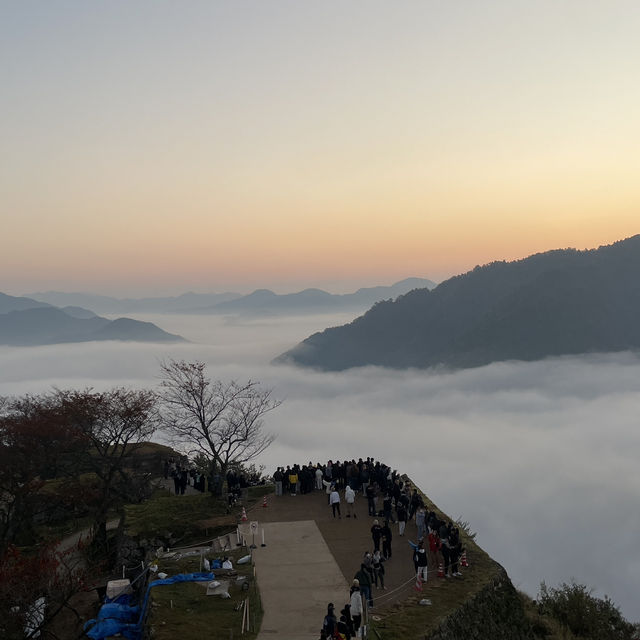 【兵庫県絶景】竹田城跡の雲海