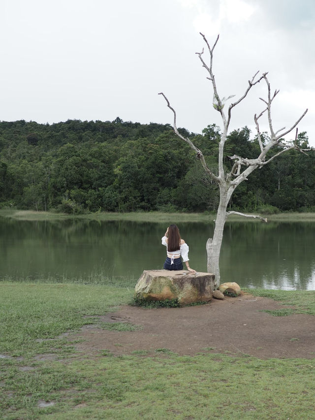 อ่างเก็บน้ำในอุทยานเขาใหญ่🍃