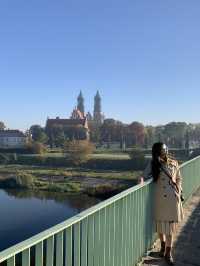 Autumn Serenity: A Stroll Through Poznań's Historic Ostrów Tumski
