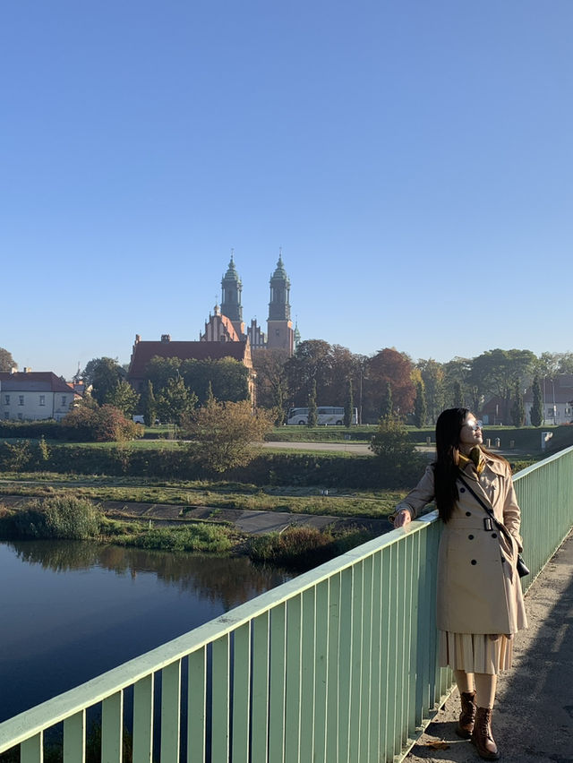 Autumn Serenity: A Stroll Through Poznań's Historic Ostrów Tumski